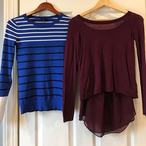 Express XS Sweater maroon only @tcoles424